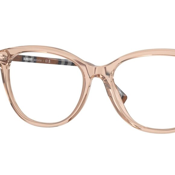 Burberry Light Brown Transparent Glasses - Picture 2 of 4